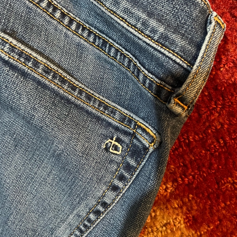 Size 25 Rag & Bone Dre Low Rise Boyfriend Coopers - Picture 3 of 10